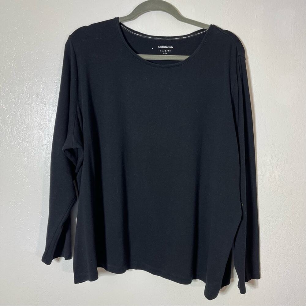 Croft & Barrow, Classic Tee, Long Sleeve. Size 2X. In good used condition!